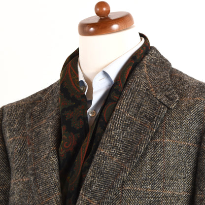 Harris Tweed/Barutti Wolljacke Größe 26/42S - Brown Windowpane