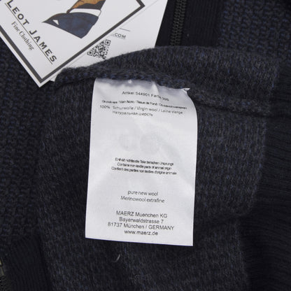 Maerz München Zip Cardigan Sweater Size 56 - Blue