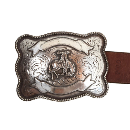 Polo Ralph Lauren Rodeo/Cowboy/Western Belt Size 32/80- Brown