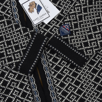Nordstrikk Cardigan aus Wolle mit Reißverschluss Größe L
