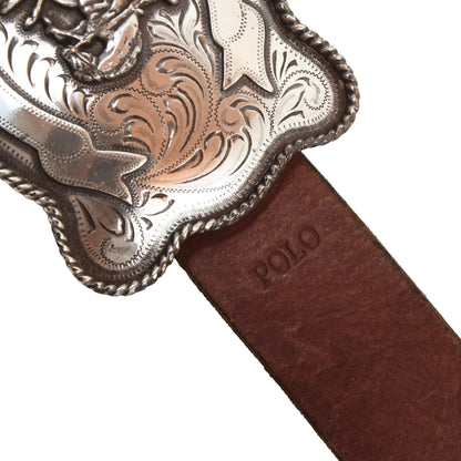 Polo Ralph Lauren Rodeo/Cowboy/Westerngürtel Größe 32/80 - Braun