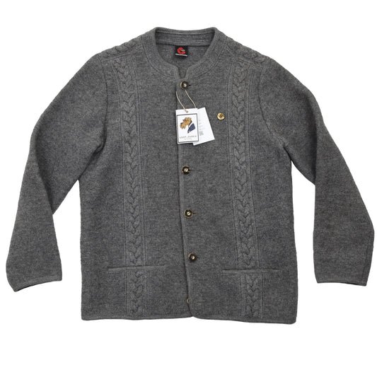 Giesswein Boiled Wool Cardigan Sweater/Jacket - Grey