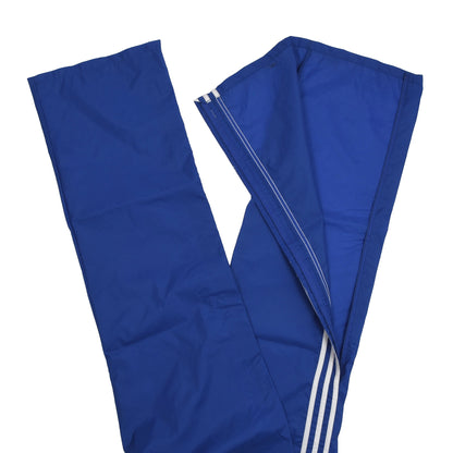 Vintage 80er Jahre Adidas Nylon Regenhose Größe D50 - Königsblau