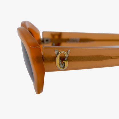 Vintage Gianni Versace Mod 461 Col 444 Sunglasses - Amber