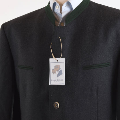 Lodenfrey Wool Janker/Jacket Size 54 - Charcoal
