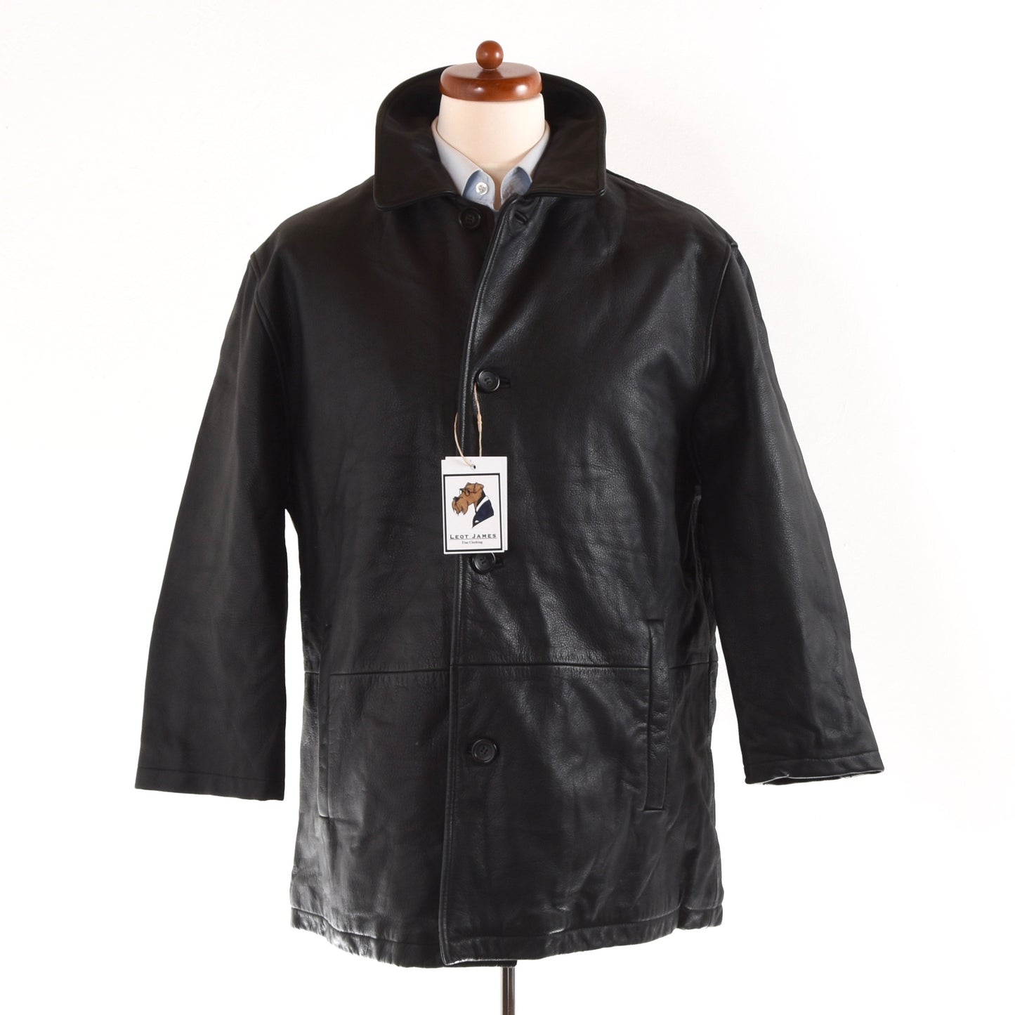 Brooks Brothers Lederjacke Größe L - Schwarz