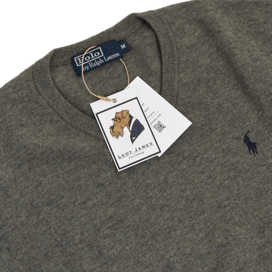 Polo Ralph Lauren Pullover aus Merinowolle Größe M - Grau