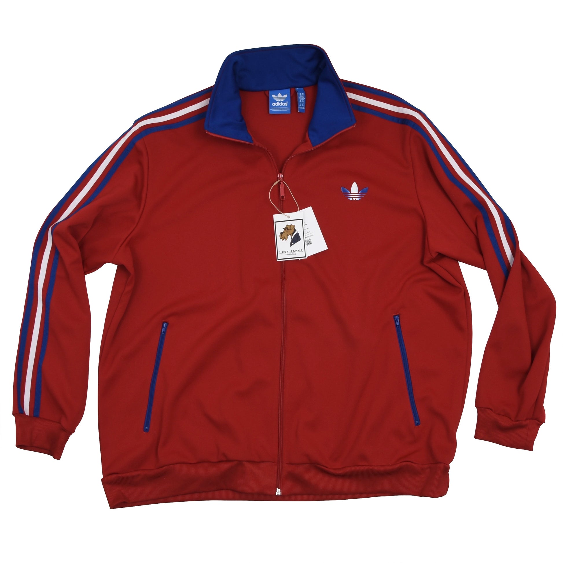Adidas Firebird Track Jacket Size 2XL Red – Leot James