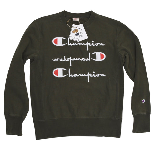 Vintage Champion Reverse Weave Sweatshirt Größe L - grün