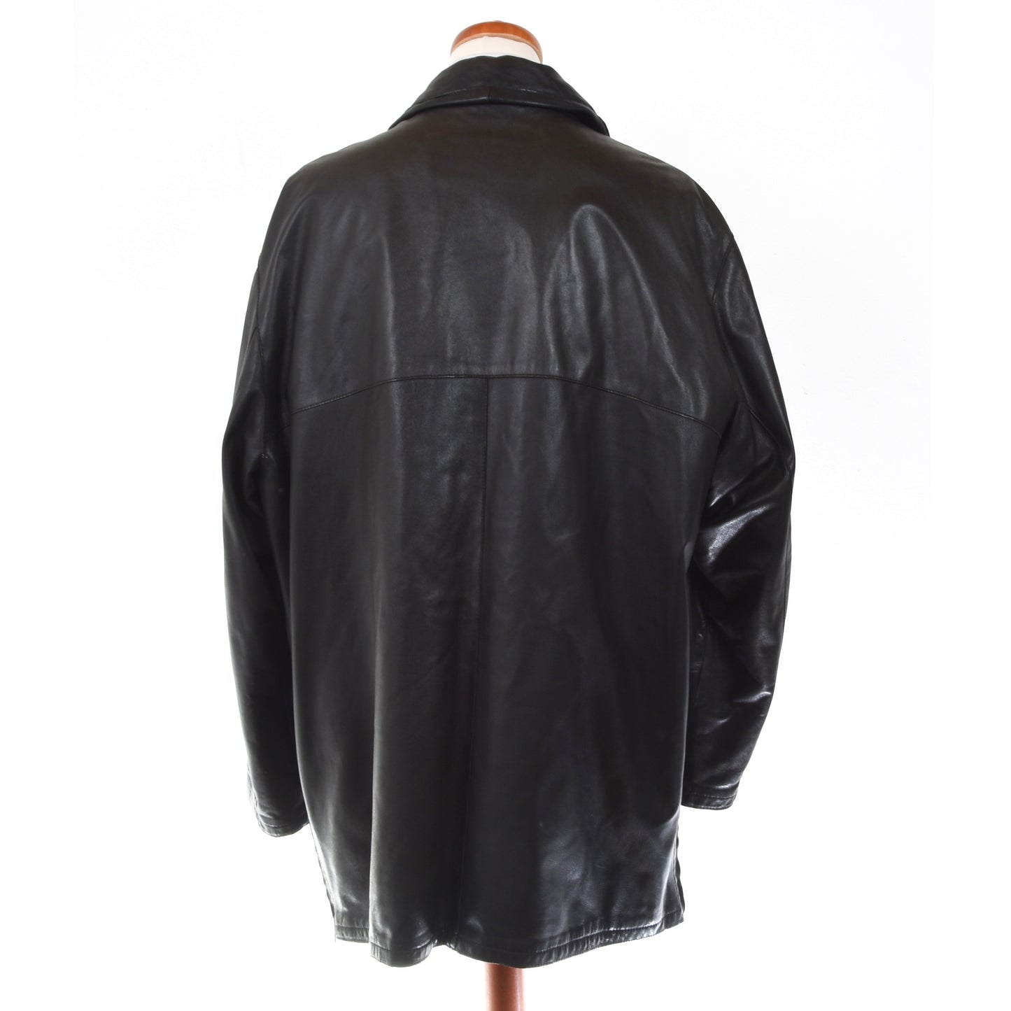 Gallotti Butter Soft Leather Jacket Size 58 - Black
