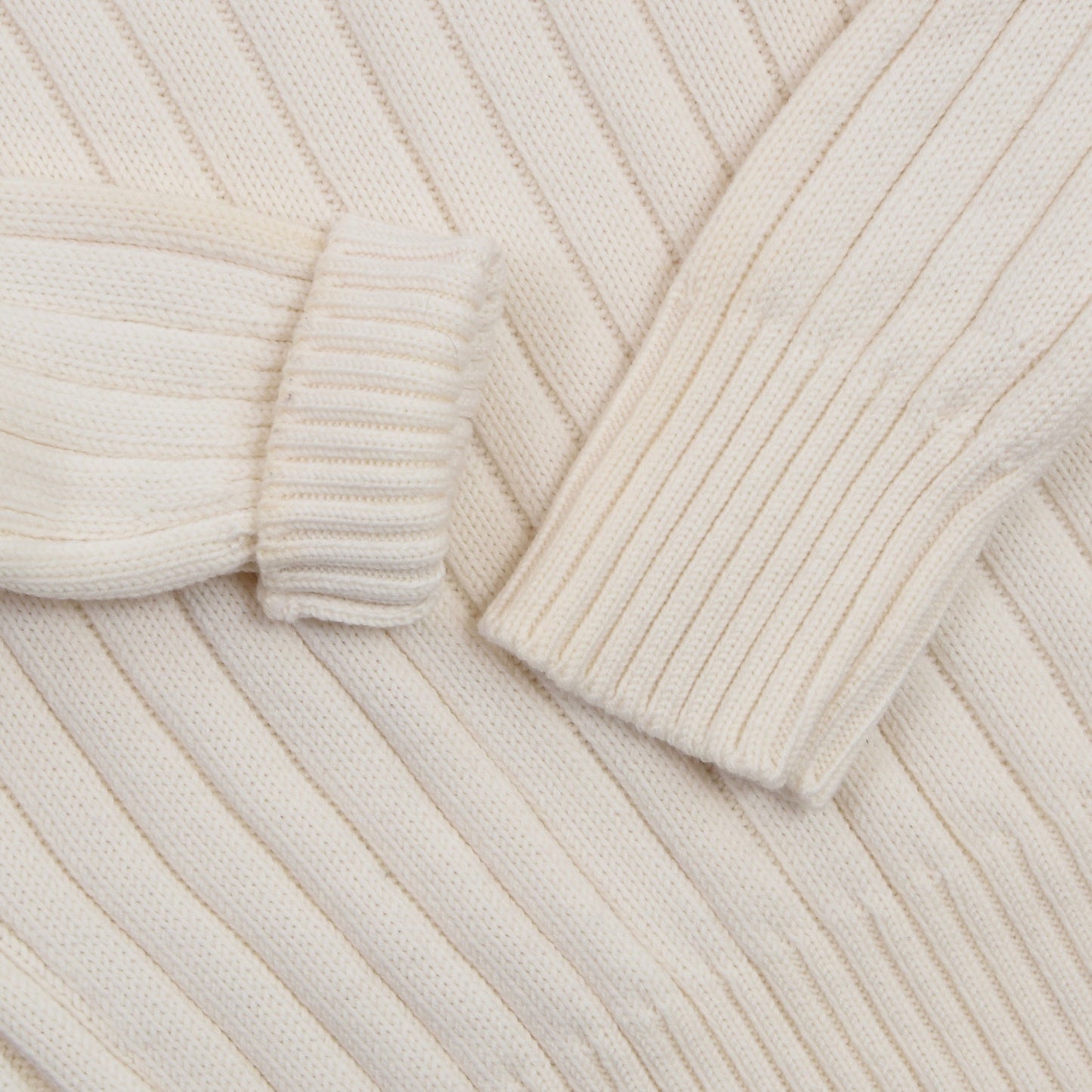 Cruciani (Defect) Wool Turtleneck Sweater Size 52 - White