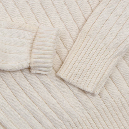 Cruciani (Defekt) Rollkragenpullover aus Wolle Größe 52 - Weiß
