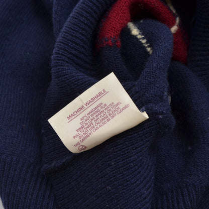 Alan Paine Wool Polo Sweater Size 52  - Argyle