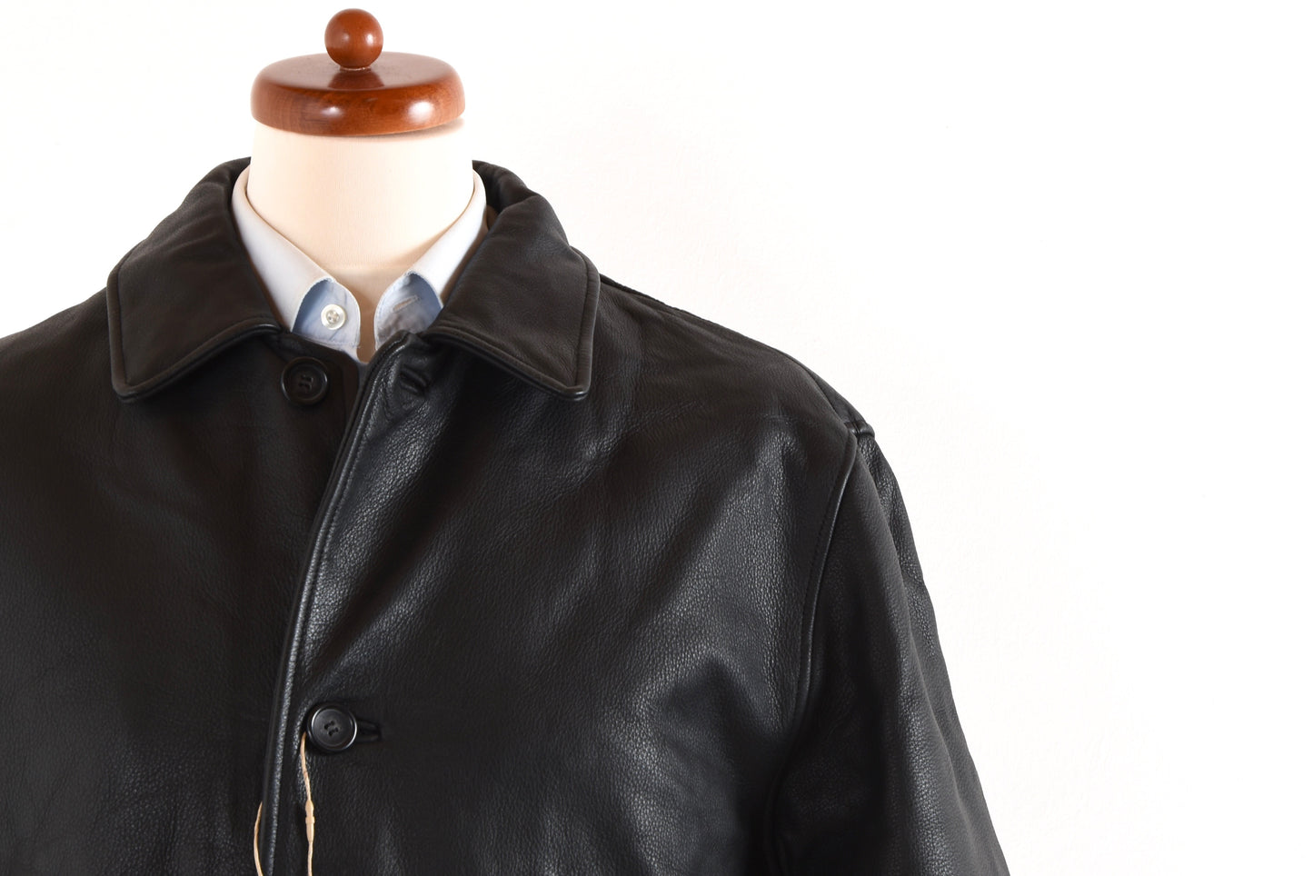 Brooks Brothers Leather Jacket Size L - Black