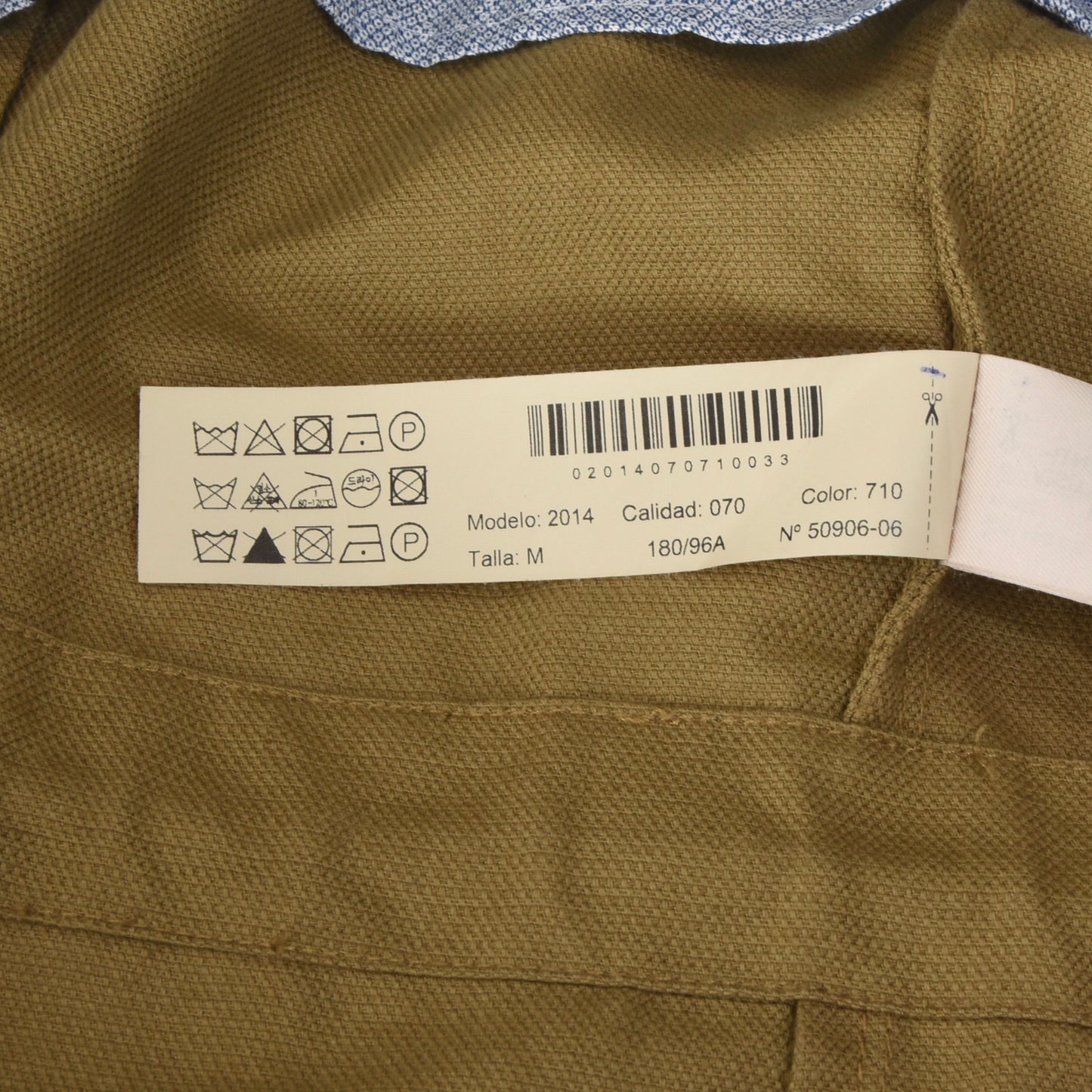 Massimo Dutti Cotton-Linen Safari Jacket Size M - Tan