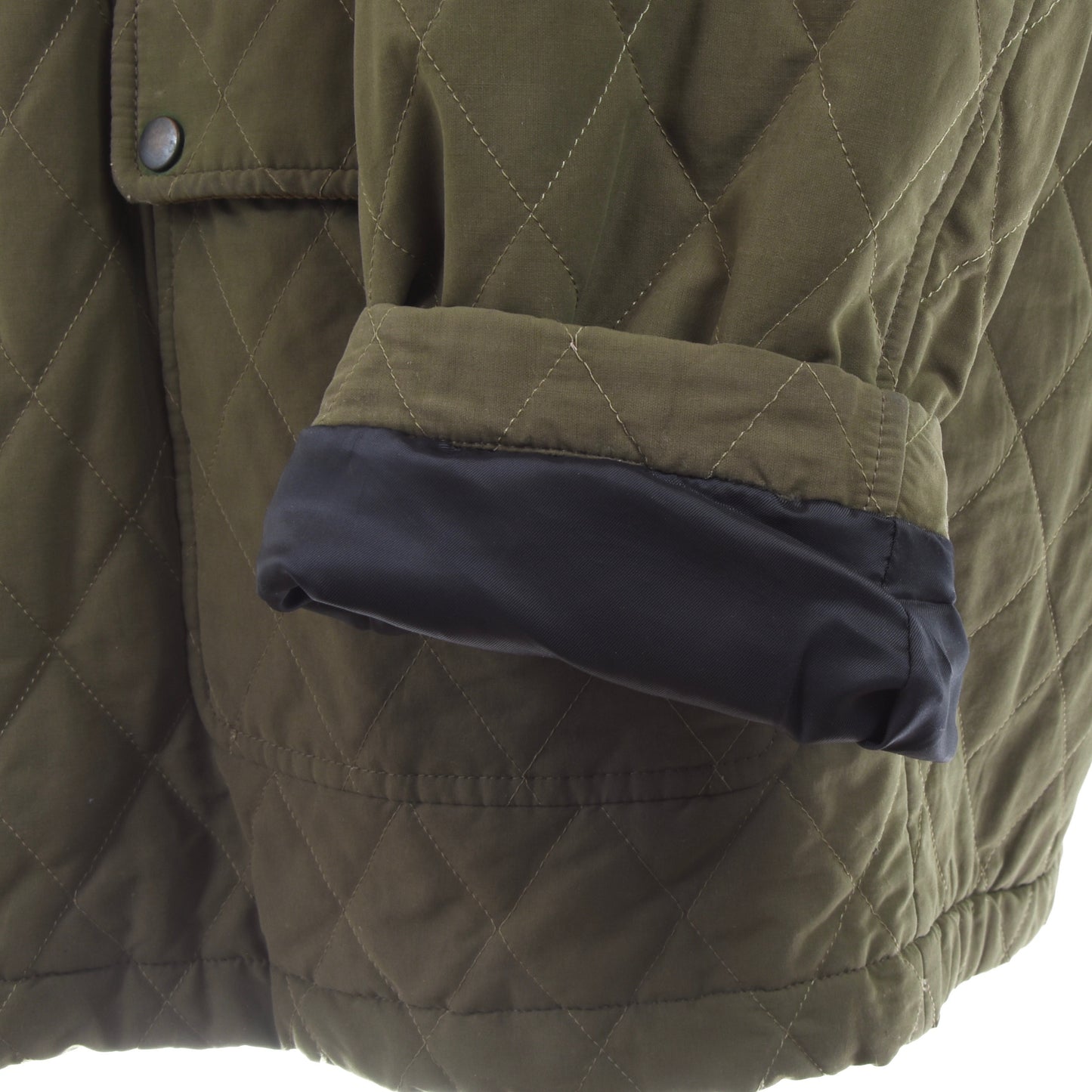 Vintage Lacoste Quilted Jacket Size 60/8 - Olive