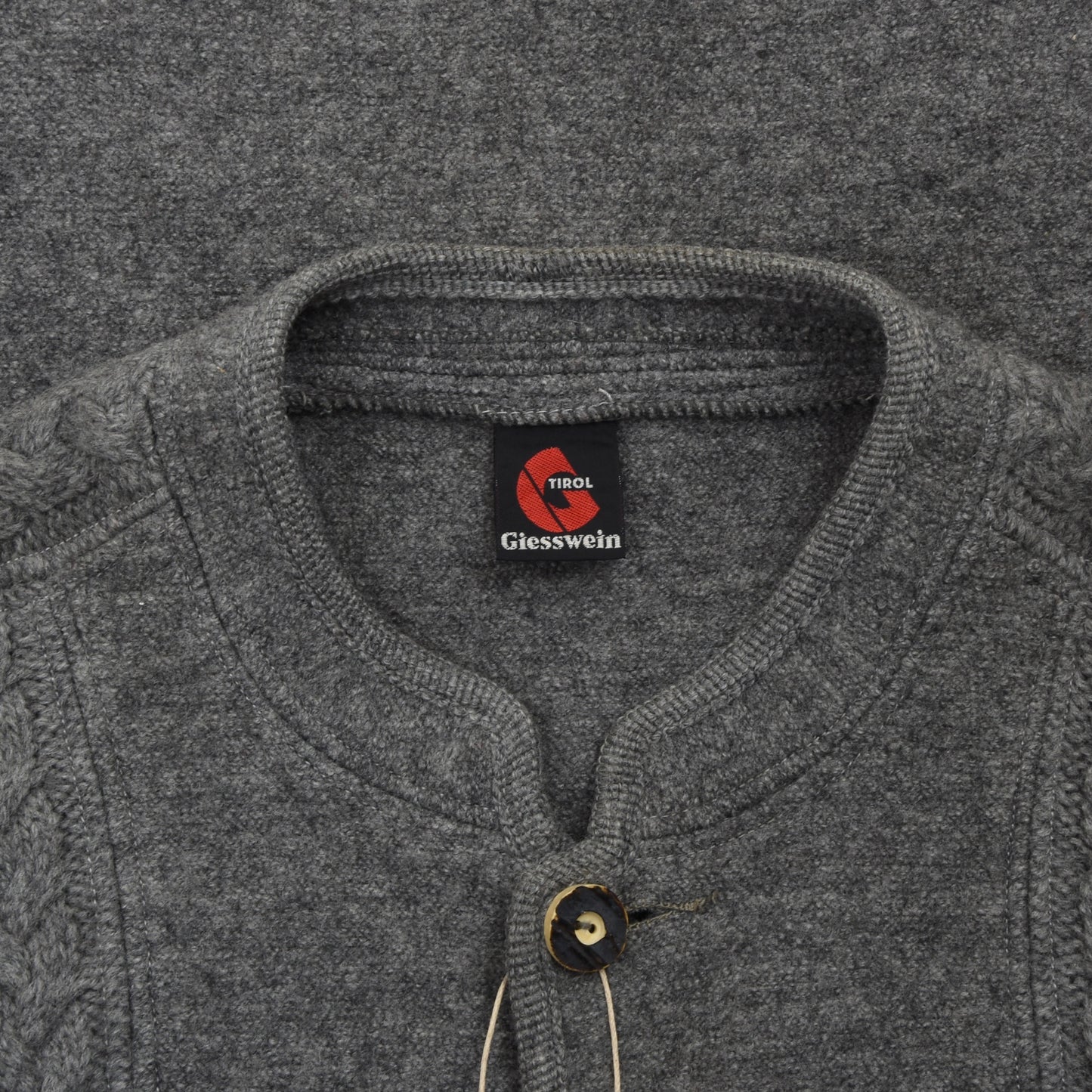Giesswein Boiled Wool Cardigan Sweater/Jacket - Grey