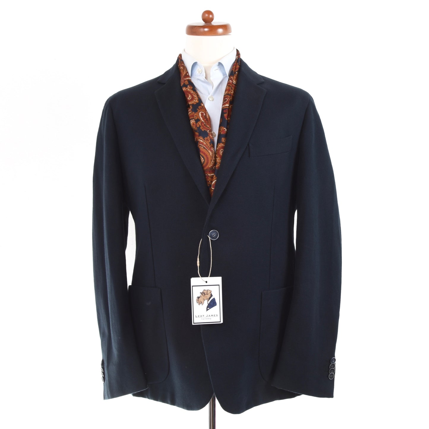 Brian Dales Unstructured Jacket Size 56 - Navy Blue