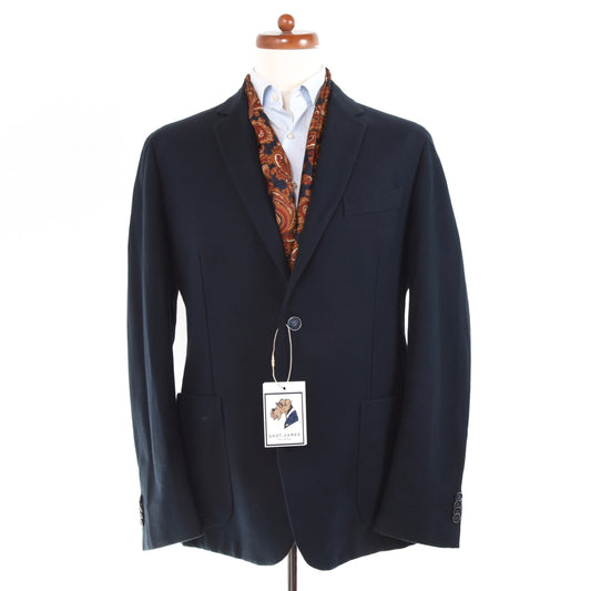 Brian Dales Unstructured Jacket Size 56 - Navy Blue