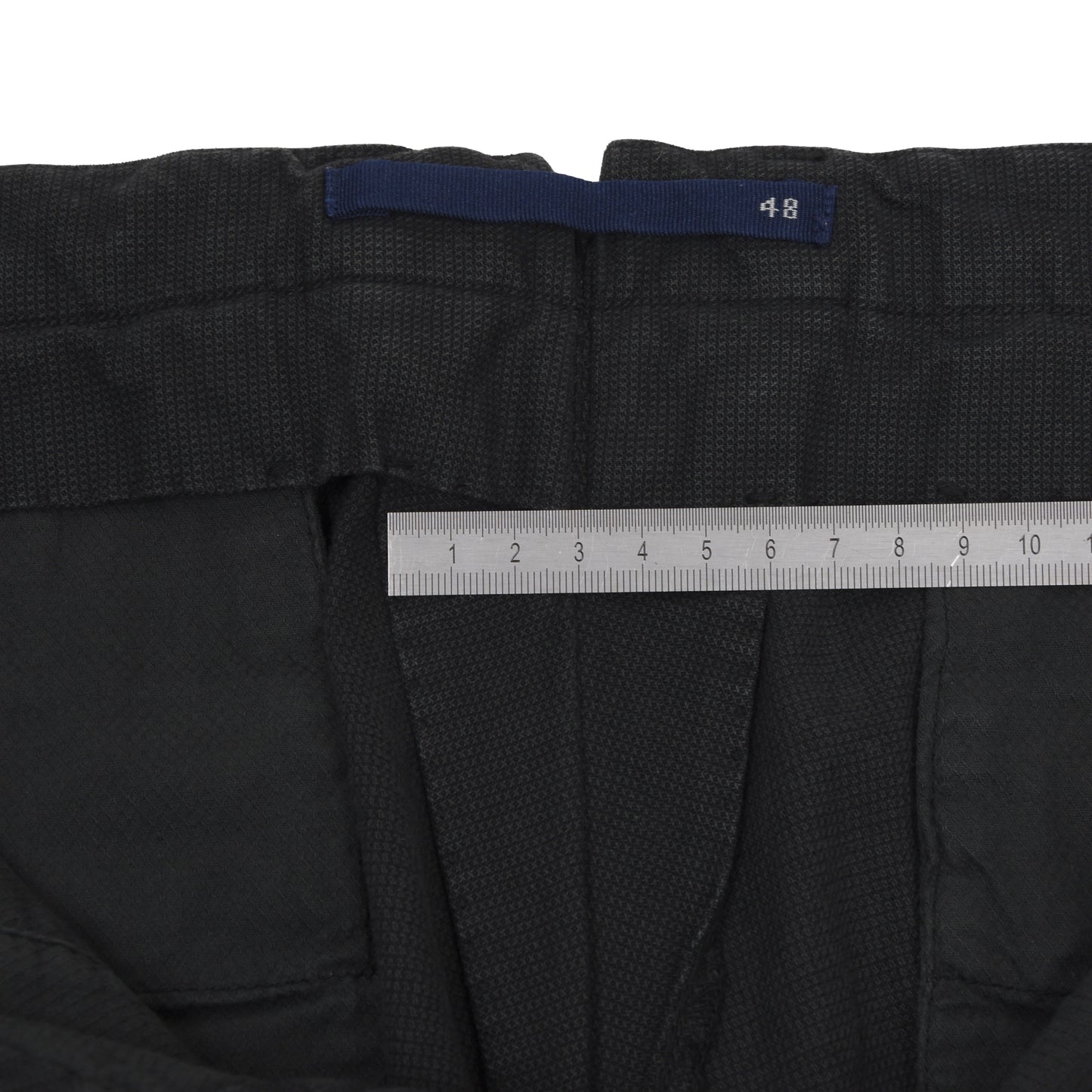 Incotex Skin Fit Cotton Pants Size 48 - Charcoal