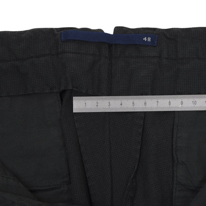 Incotex Skin Fit Cotton Pants Size 48 - Charcoal