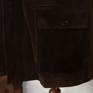 Polo Ralph Lauren Wildledermantel Größe XL - Schokoladenbraun