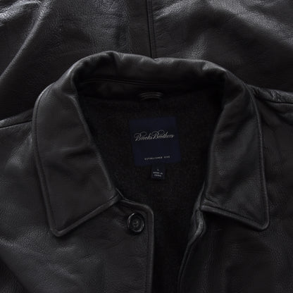 Brooks Brothers Lederjacke Größe L - Schwarz