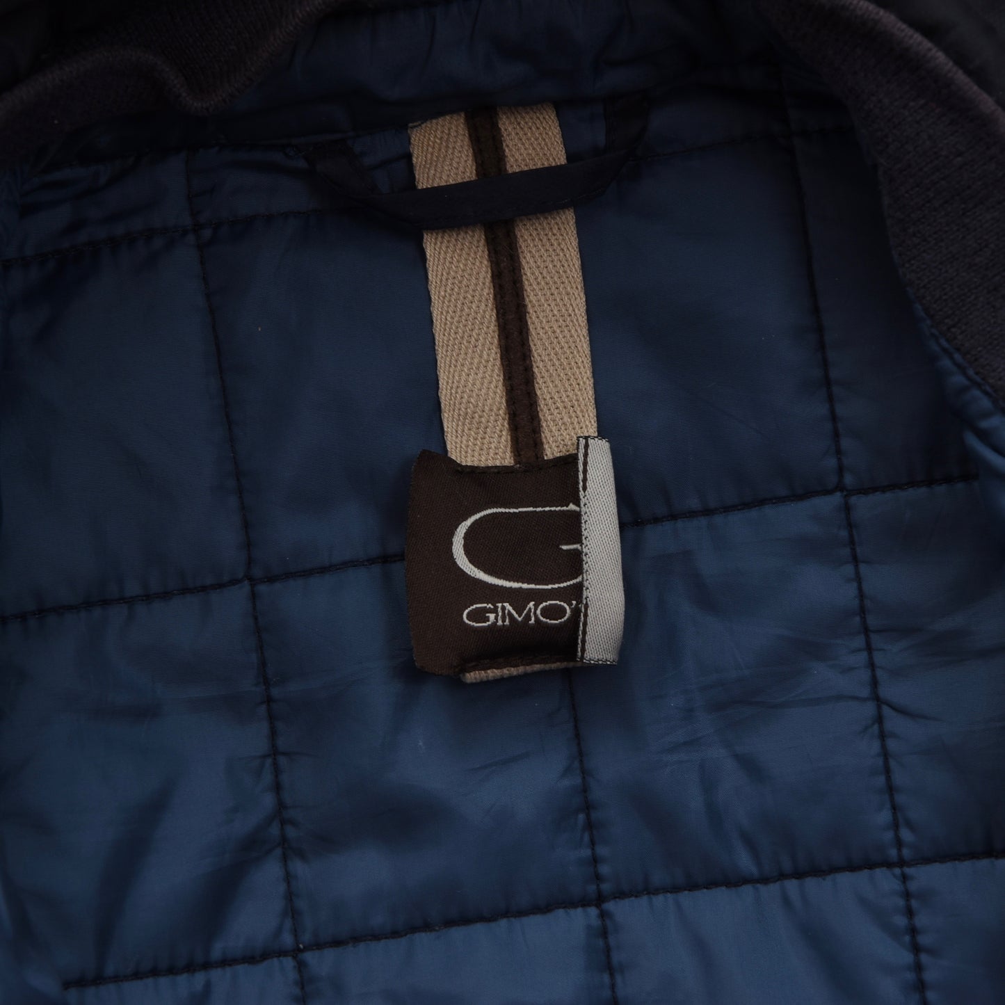 Gimo's Quilted Jacket Size 52 - Navy Blue