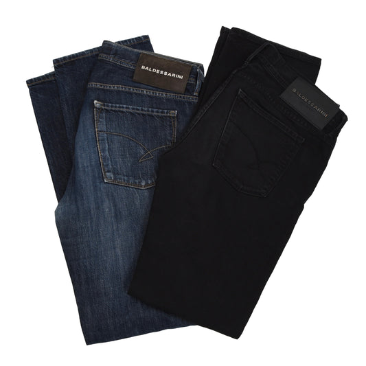 2x Baldessarini Jeans Size W33 L34 - Blue & Black