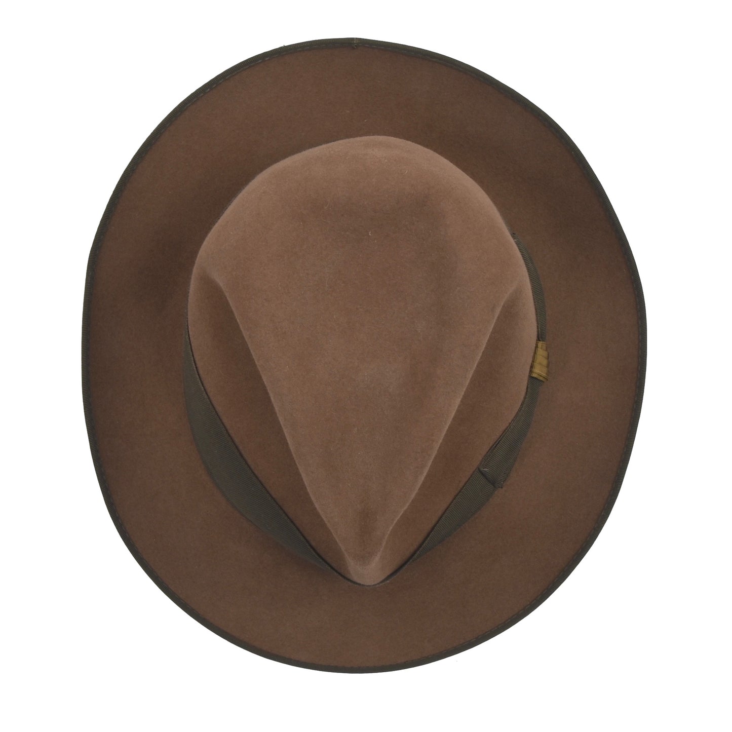 Royal Stetson Hampton Felt Hat 6.3cm Brim Size 56 - Tan/Brown
