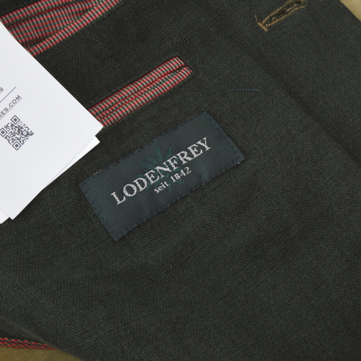 Lodenfrey 1/4 Lined Cotton Janker/Jacket Size 94 - Beige/Tan