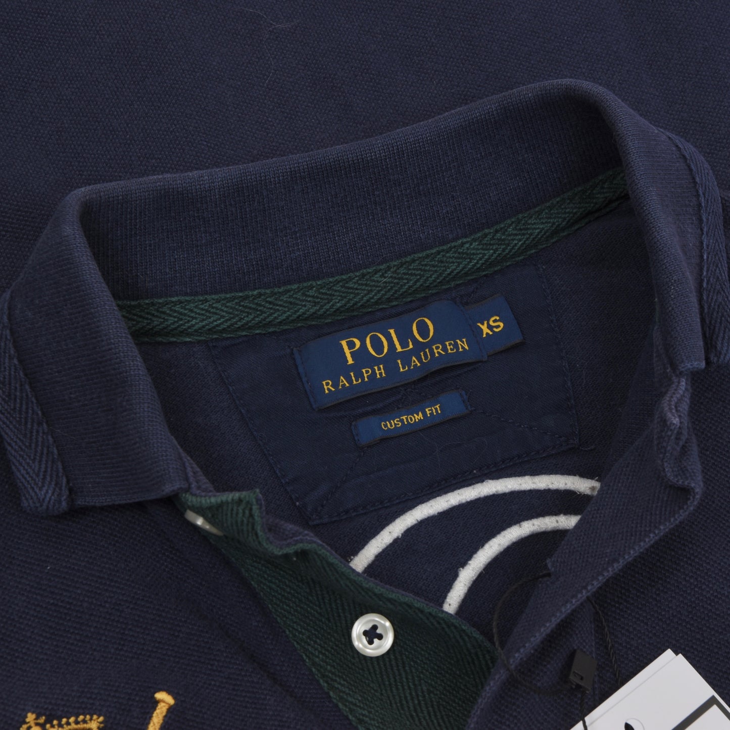 Polo Ralph Lauren Custom Fit Hemd Größe XS - Marineblau