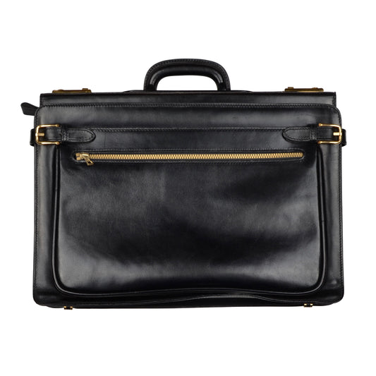 Mädler Executive Leather Briefcase - Black