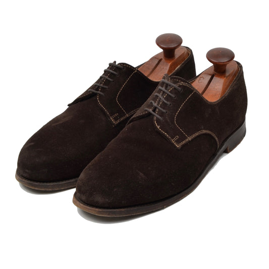 der Budapester x Alfred Sargent Suede Shoes Size 8 - Chocolate