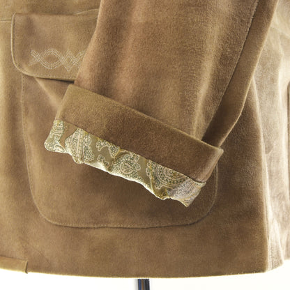 Lodenfrey Echtleder Janker/Jacke Größe 52 - Beige