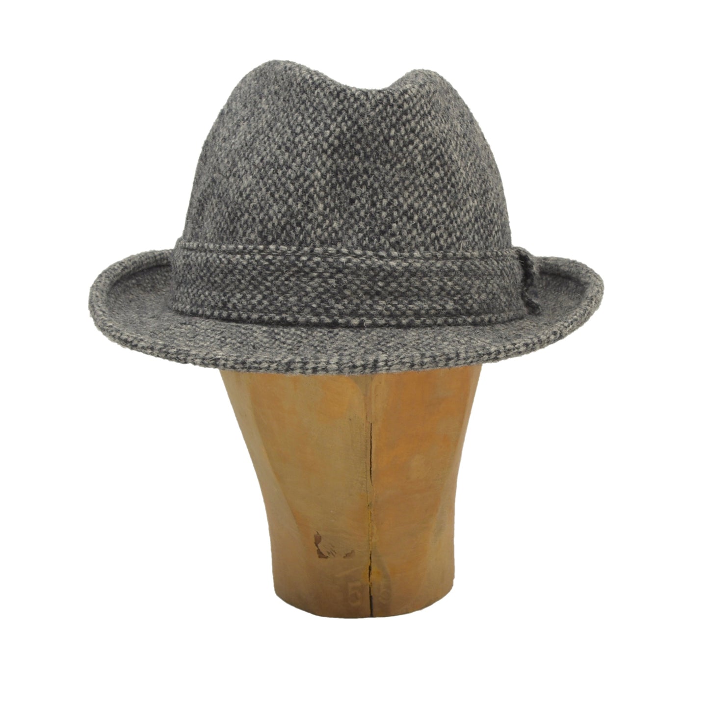 Vintage Failsworth Harris Tweed Hut Größe 7 1/8 - grau