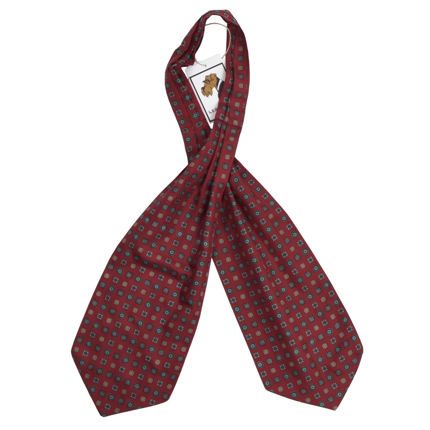 Anonymous Silk Ascot/Cravatte Tie - Red