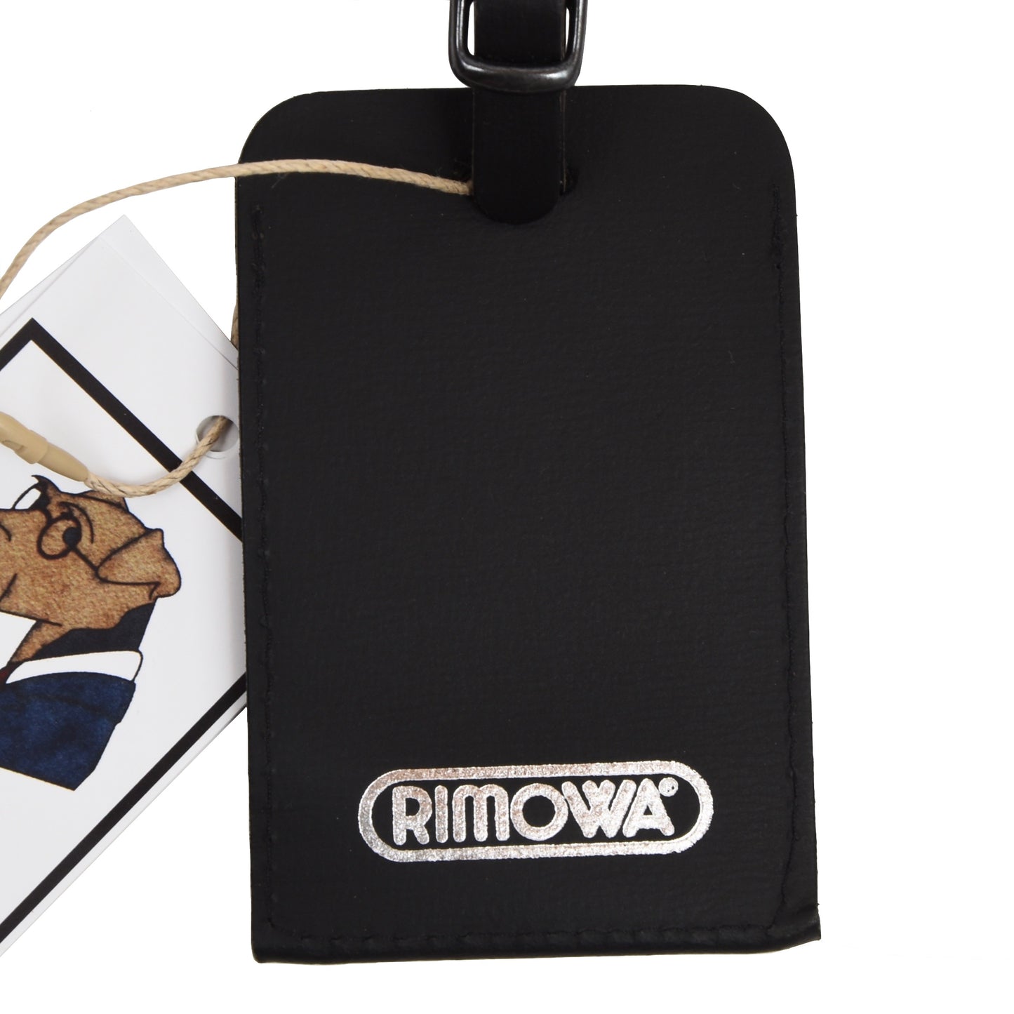 RIMOWA Leather Luggage Tag - Black