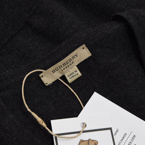 Burberry London Pullover aus Merinowolle Größe M - Anthrazit