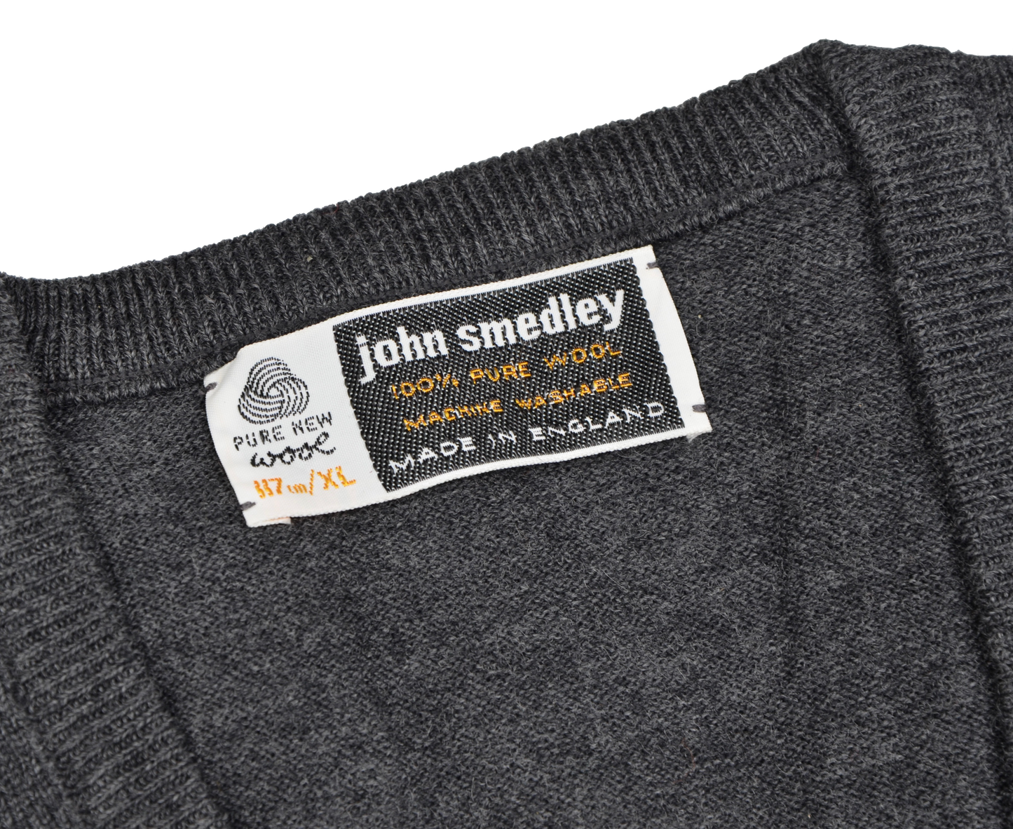 John Smedley of England Sweater Vest Size XL  - Grey