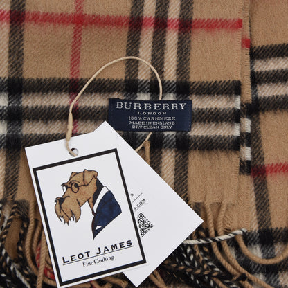 Burberry London 100% Cashmere Scarf - Novacheck