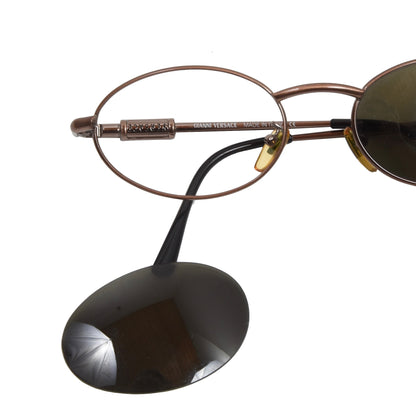 Vintage Gianni Versace Mod S13 Col 53M Sunglasses - Copper/Brown