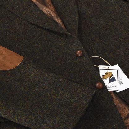 Harris Tweed Maßgeschneiderte Jacke - Grün