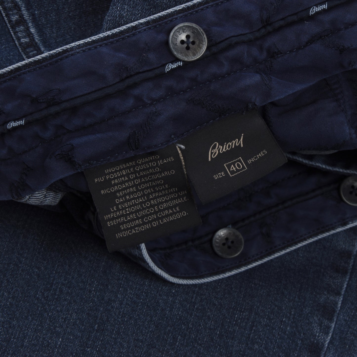 Brioni Jeans Größe 40 Zoll Taille - Blau