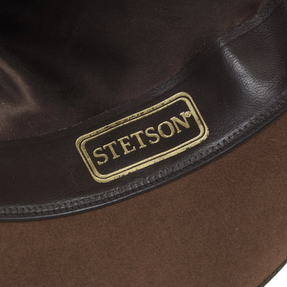 Royal Stetson Hampton Felt Hat 6.3cm Brim Size 56 - Tan/Brown