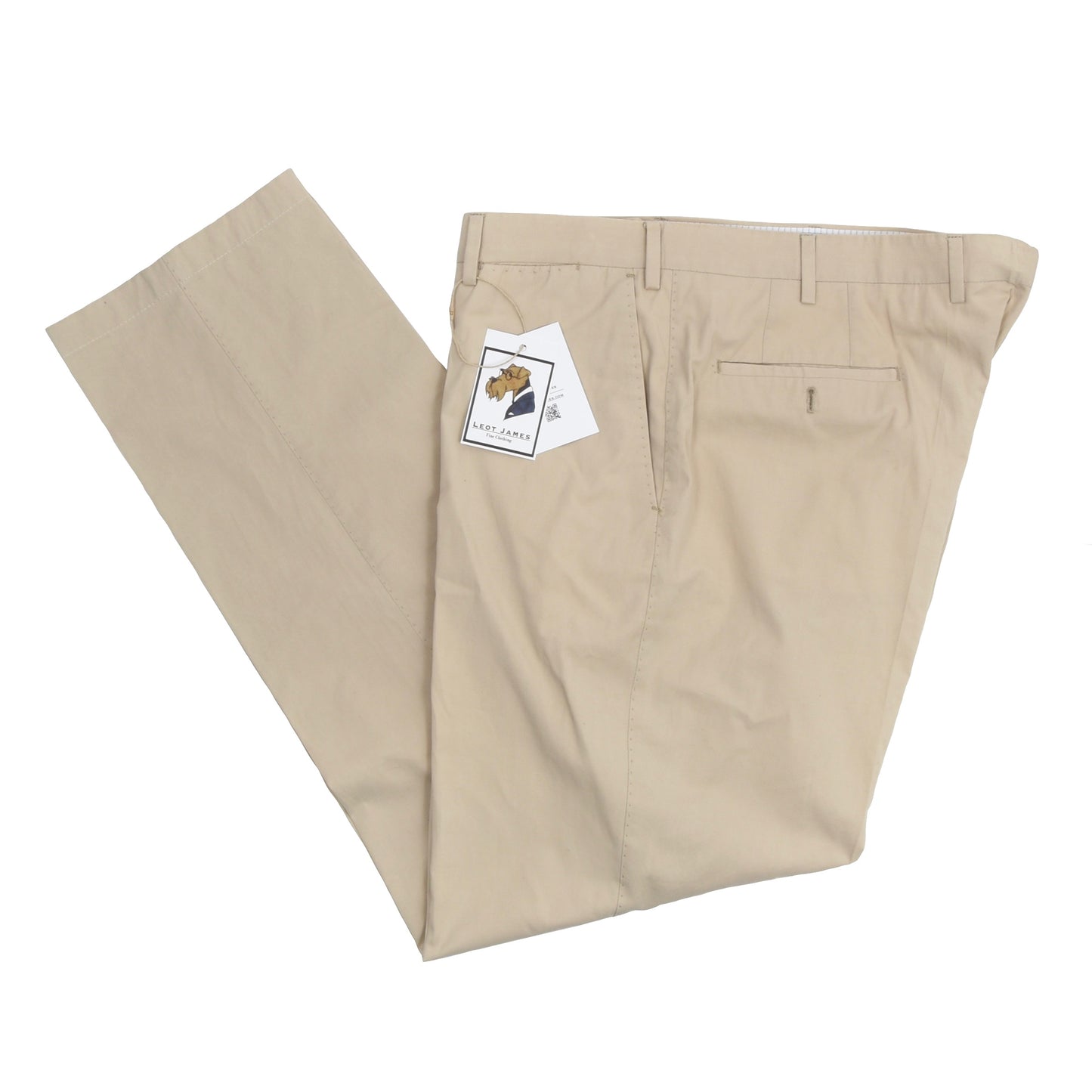 Luigi Borrelli Napoli Baumwollhose Größe 56 - Beige