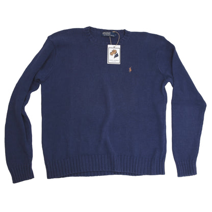 Polo Ralph Lauren Pullover aus Leinen/Baumwolle Größe L - Blau