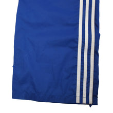 Laden Sie das Bild in den Galerie-Viewer, Vintage 80er Jahre Adidas Nylon Regenhose Größe D50 - Königsblau