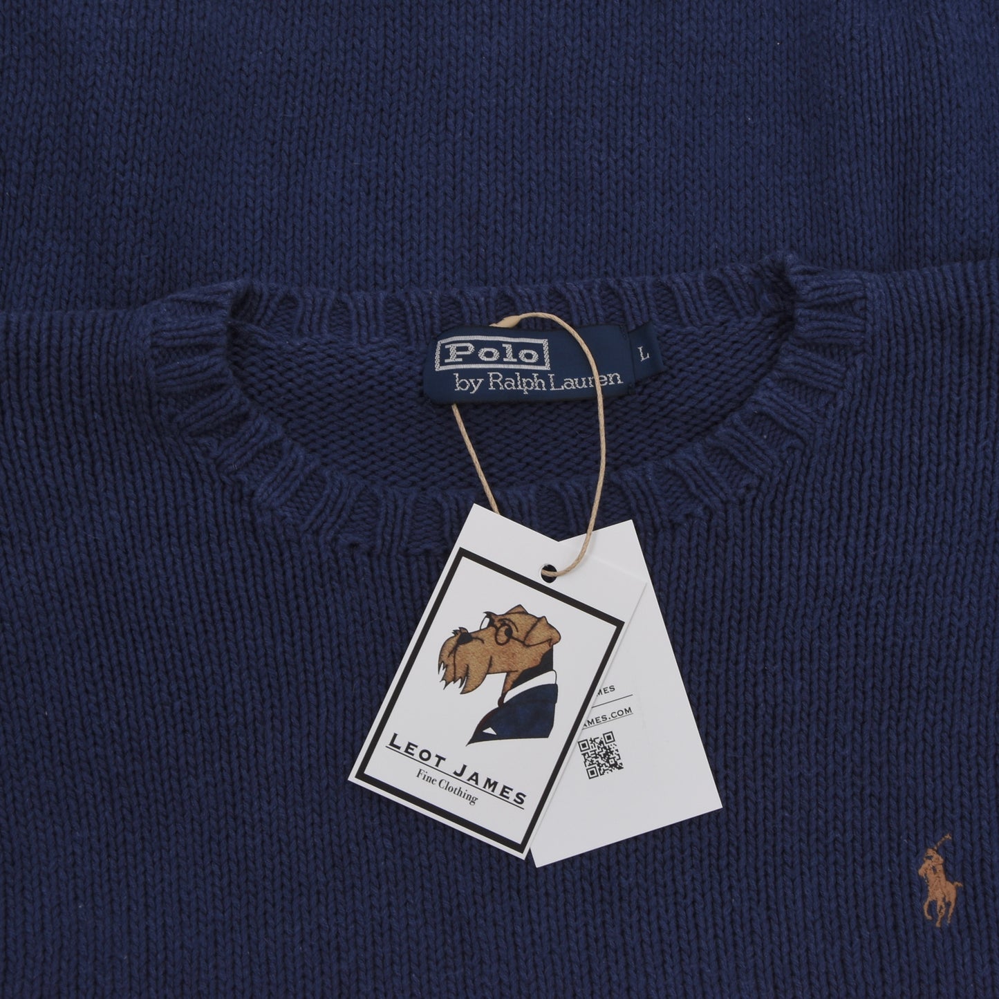 Polo Ralph Lauren Pullover aus Leinen/Baumwolle Größe L - Blau