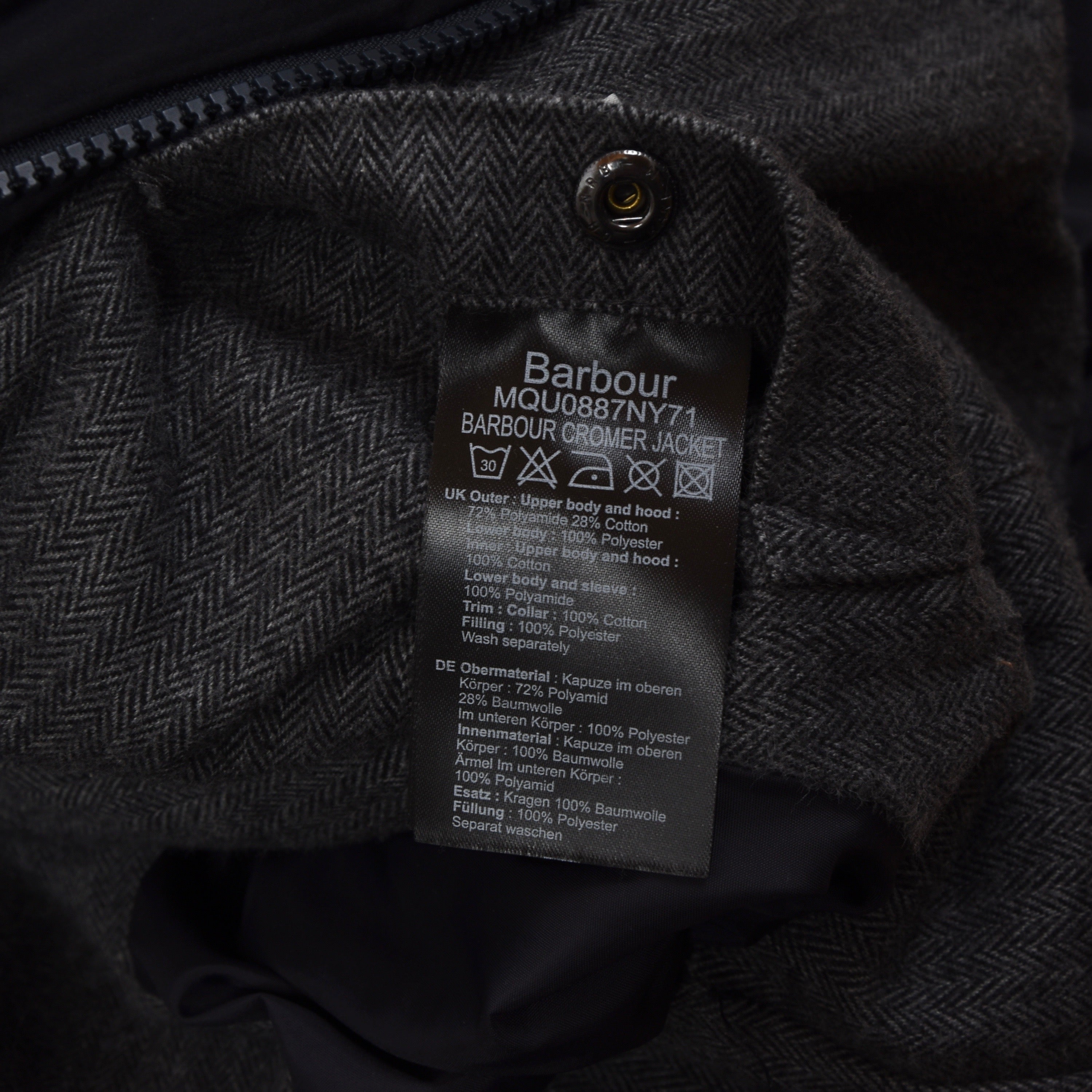 Barbour cromer clearance jacket